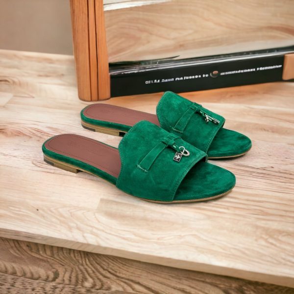 Loro Piana Leather Sandals With Metal - Image 4