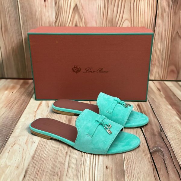 Loro Piana Leather Sandals With Metal - Image 2