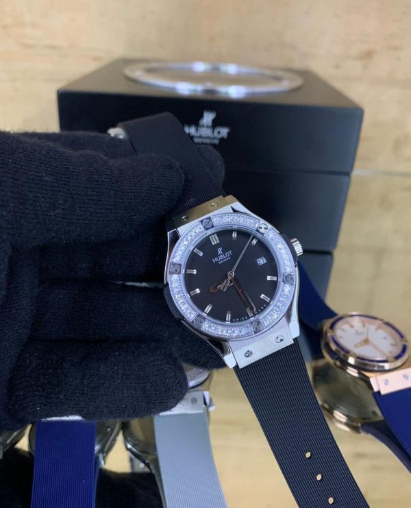 Hublot Classic Fusion Titanium Blue Diamonds - Image 2