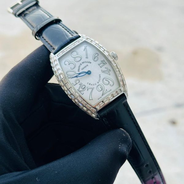 Franck Muller Cintree Curvex Baguette Diamond Platinum - Image 4