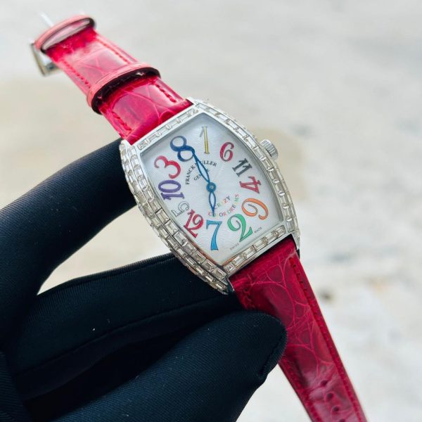 Franck Muller Cintree Curvex Baguette Diamond Platinum - Image 3