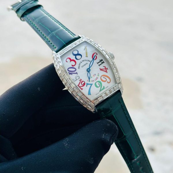 Franck Muller Cintree Curvex Baguette Diamond Platinum - Image 2