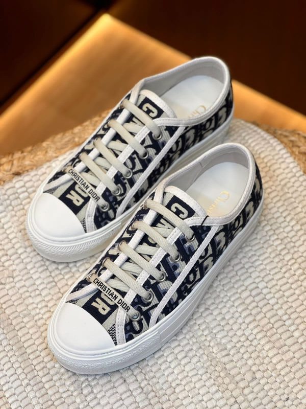 Dior Walk'n'Dior Sneakers In Oblique Canvas - Image 3