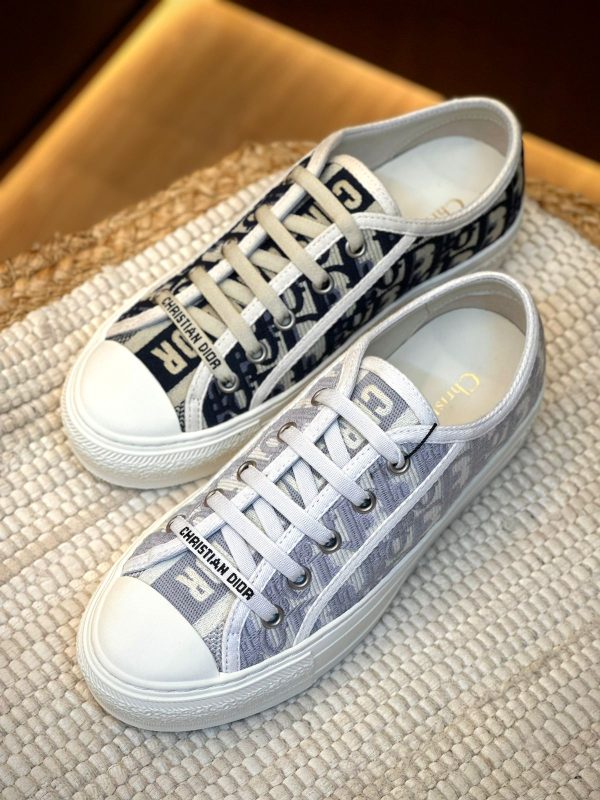 Dior Walk'n'Dior Sneakers In Oblique Canvas