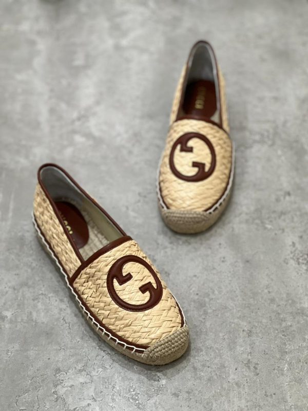 Gucci GG Logo Canvas Espadrilles - Image 4