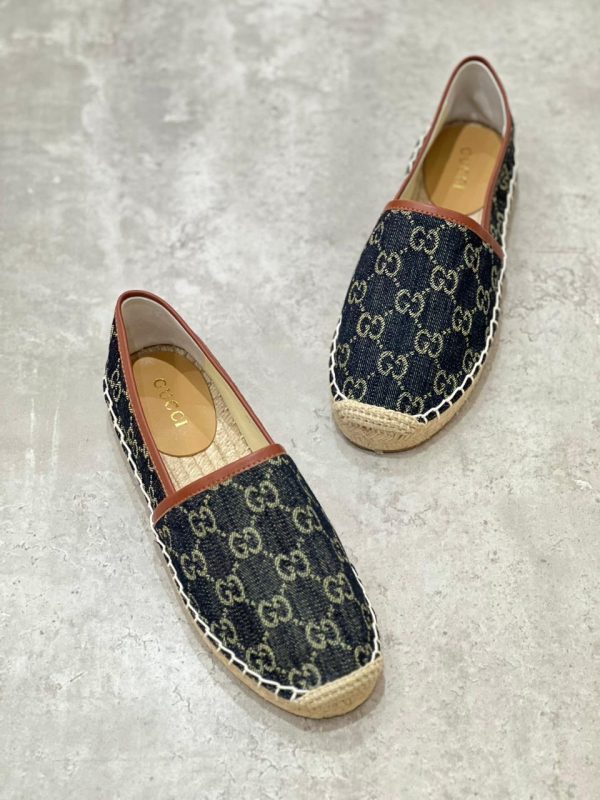 Gucci GG Logo Canvas Espadrilles - Image 2