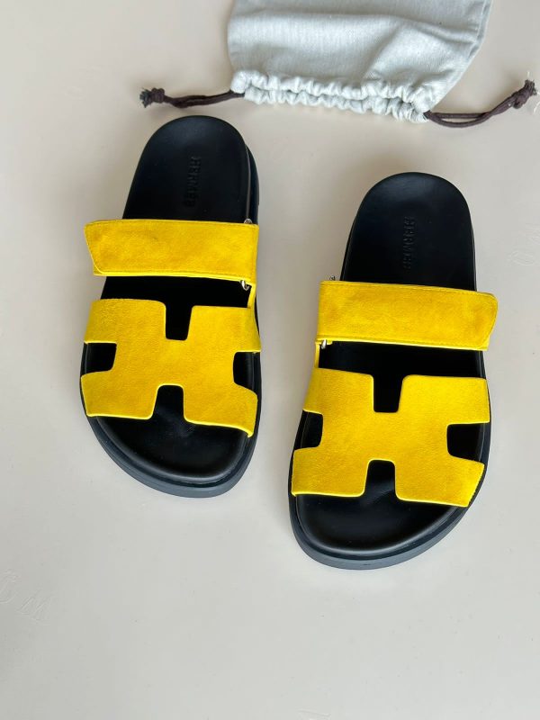 Hermes Chypre Leather Sandals For Women - Image 3