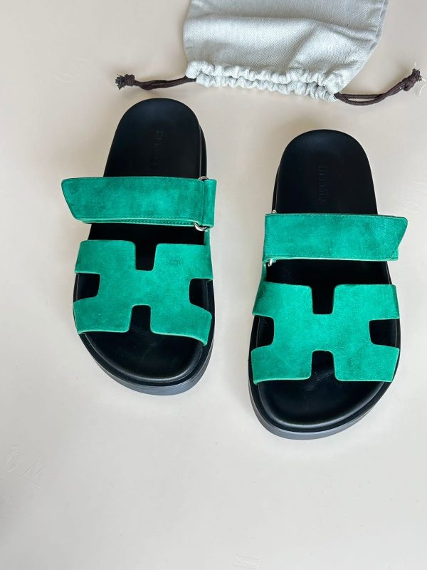 Hermes Chypre Leather Sandals For Women - Image 2