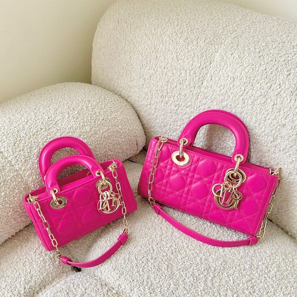 Dior D-joy Bag Rani Pink Cannage Lambskin