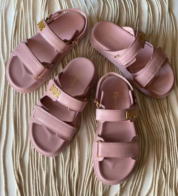 Dior Dioract Sandal Pink Lambskin