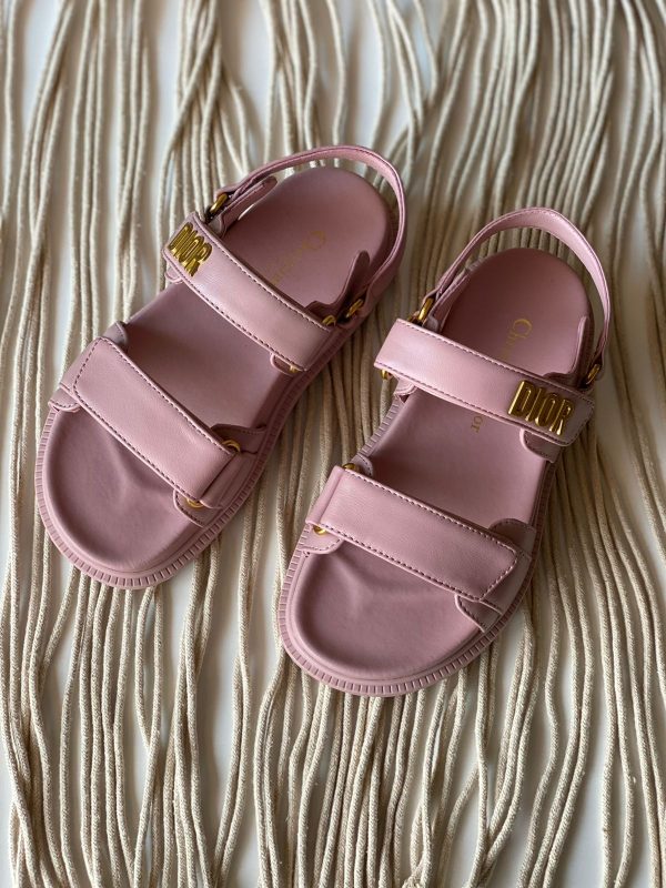 Dior Dioract Sandal Pink Lambskin - Image 2