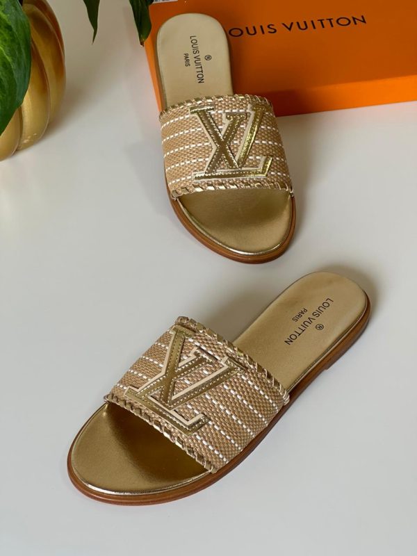 Louis Vuitton Raffia Sandals For Women - Image 7