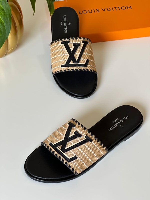 Louis Vuitton Raffia Sandals For Women - Image 6