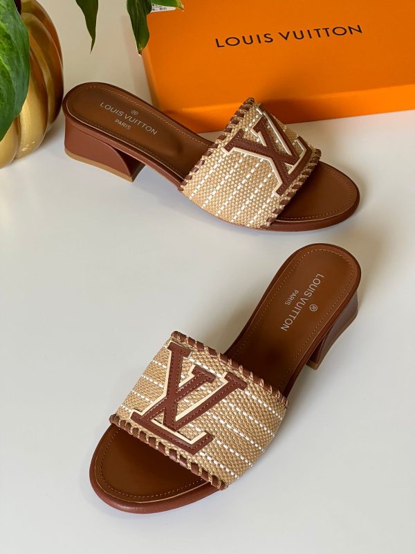 Louis Vuitton Raffia Sandals For Women - Image 3