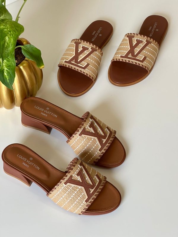 Louis Vuitton Raffia Sandals For Women - Image 2