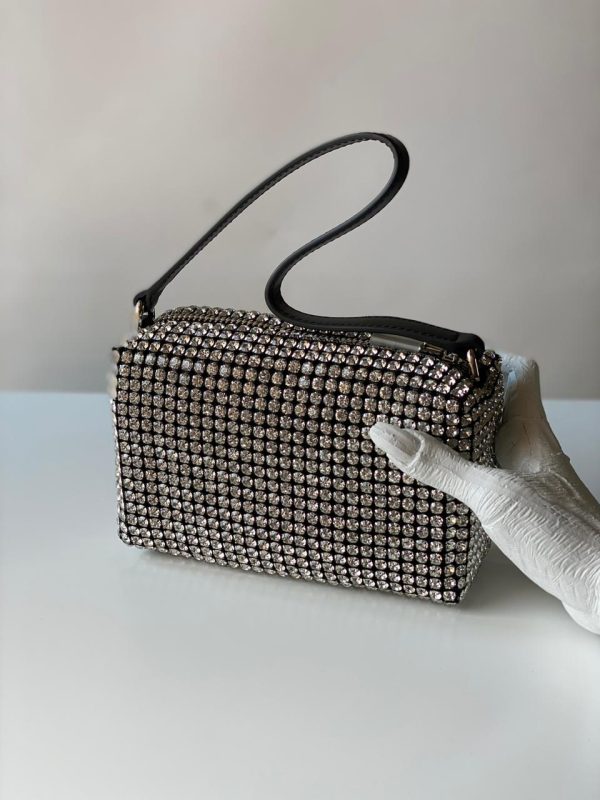 Alexander Wang Heiress Pouch In Crystal Mesh - Image 5