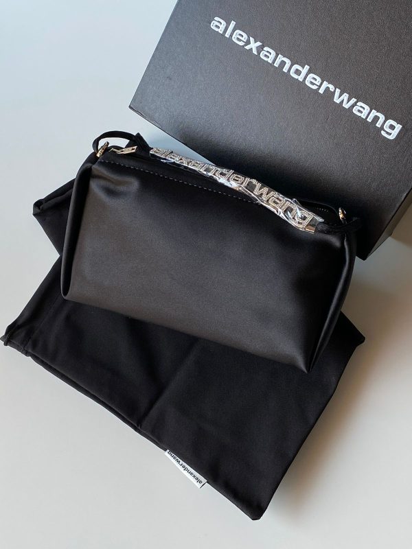 Alexander Wang Heiress Pouch In Crystal Mesh - Image 4