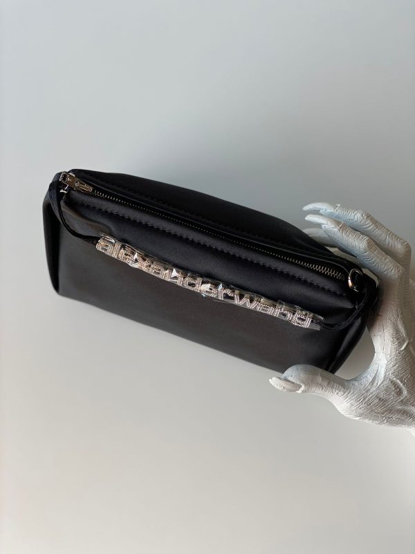 Alexander Wang Heiress Pouch In Crystal Mesh - Image 12