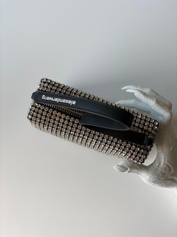 Alexander Wang Heiress Pouch In Crystal Mesh - Image 10