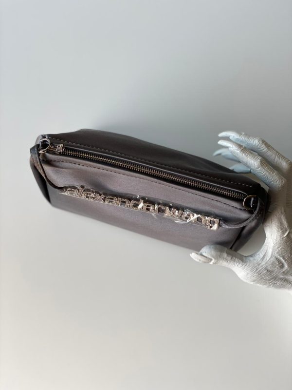 Alexander Wang Heiress Pouch In Crystal Mesh - Image 11
