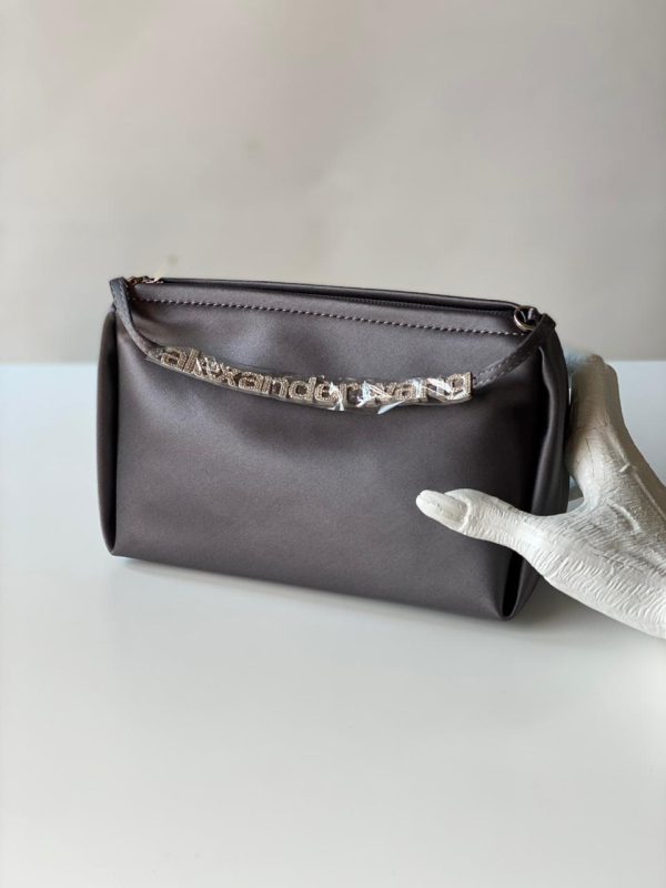 Alexander Wang Heiress Pouch In Crystal Mesh - Image 7