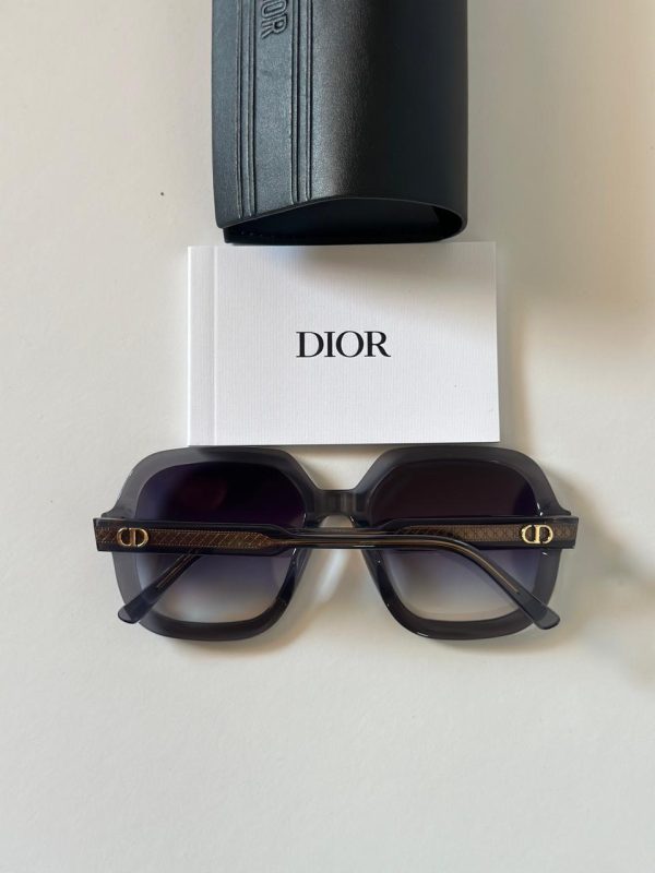 Dior Highlight S1I Light Gray Square Sunglasses - Image 3