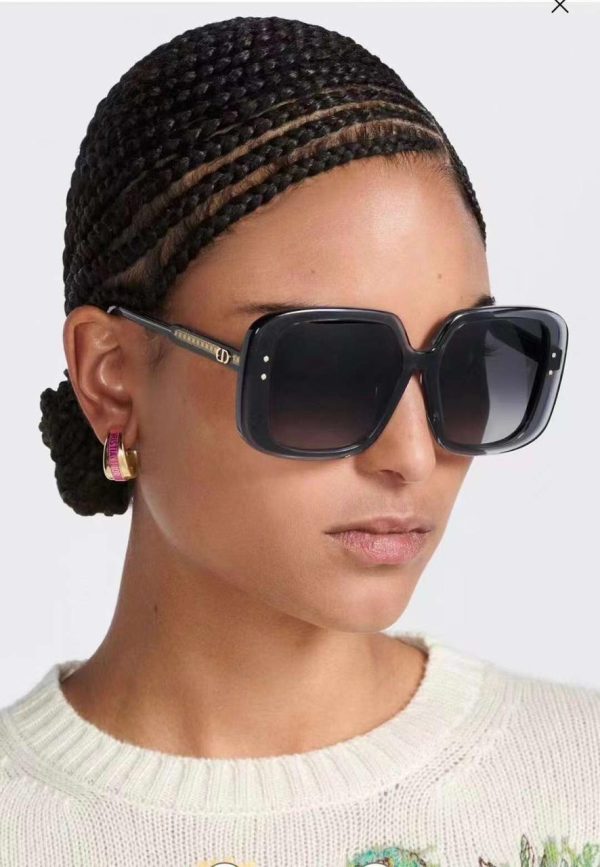 Dior Highlight S1I Light Gray Square Sunglasses