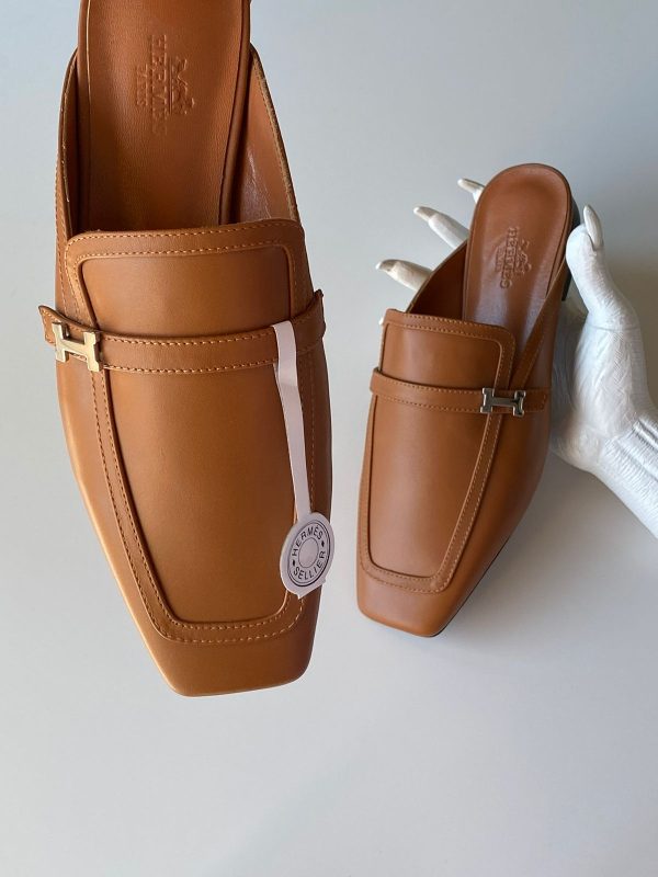 Hermes OZ Canvas Slides For Women - Image 5