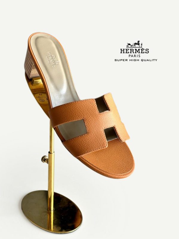 Hermes Oran Leather Sandals For Women - Image 14
