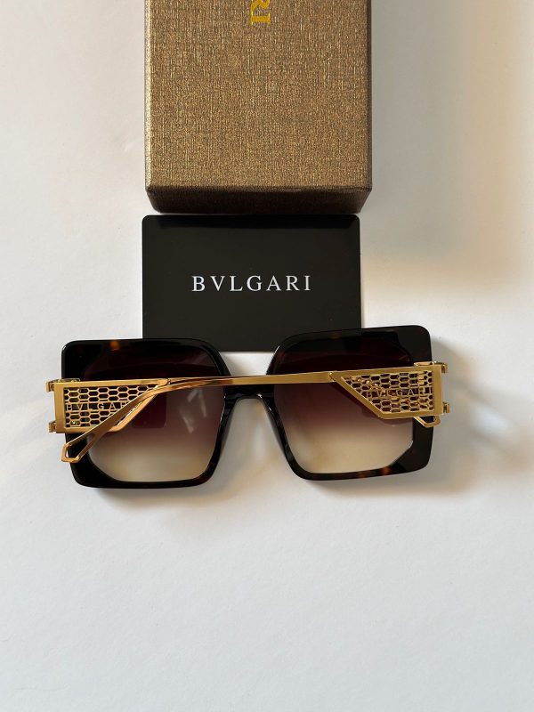 Bvlgari Havana Square Sunglasses - Image 6