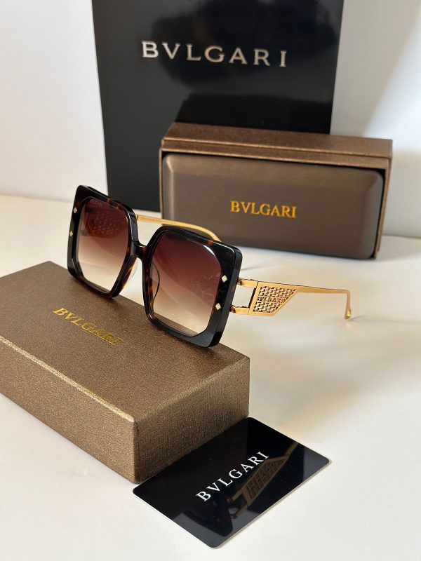 Bvlgari Havana Square Sunglasses - Image 3