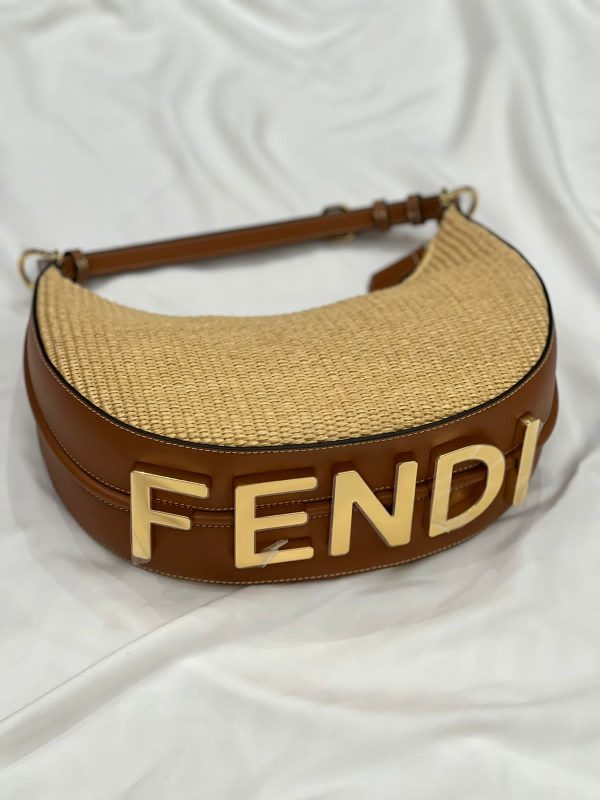 Fendi Fendigraphy Leather Shoulder Bag - Image 3