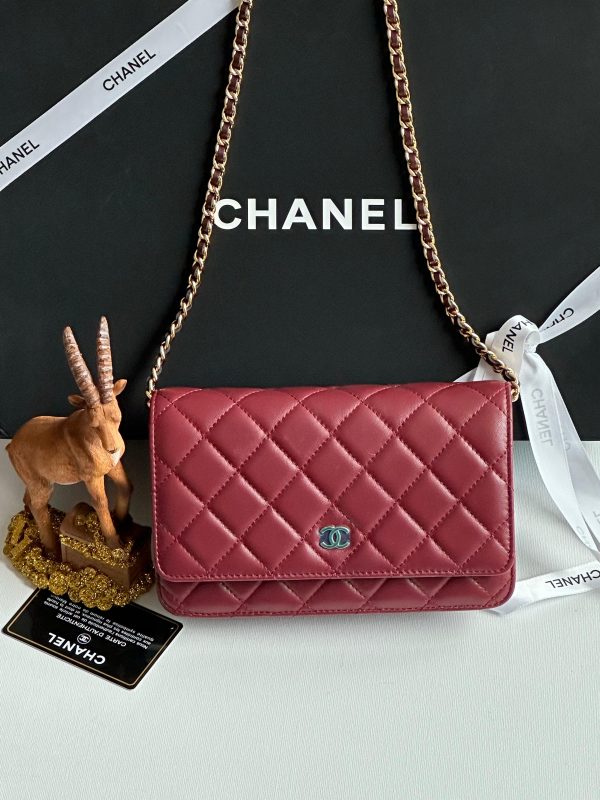 Chanel Classic CC Wallet On Chain - Image 7