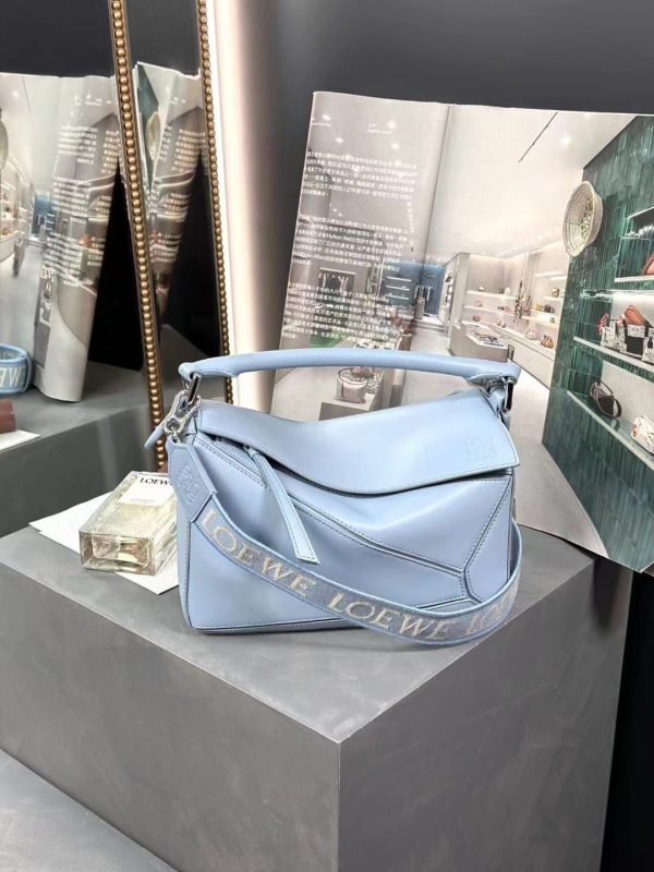 Loewe Leather Puzzle Top Handle Bag - Image 6