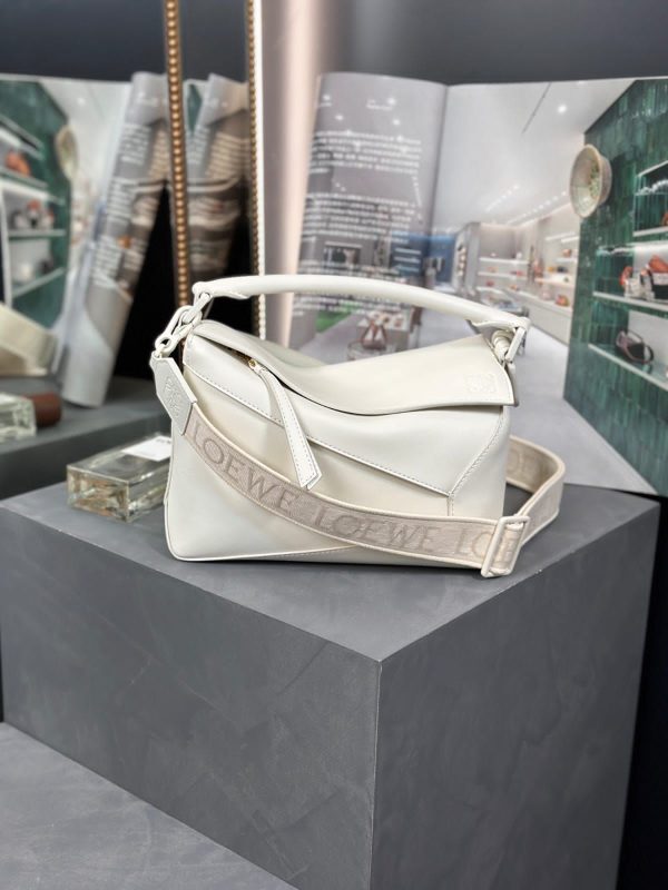 Loewe Leather Puzzle Top Handle Bag - Image 4