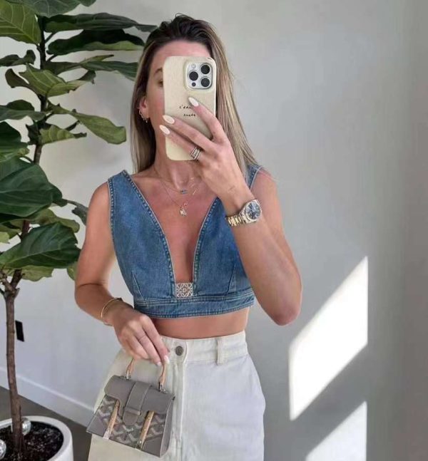 Loewe Paula's Ibiza Denim Bralette