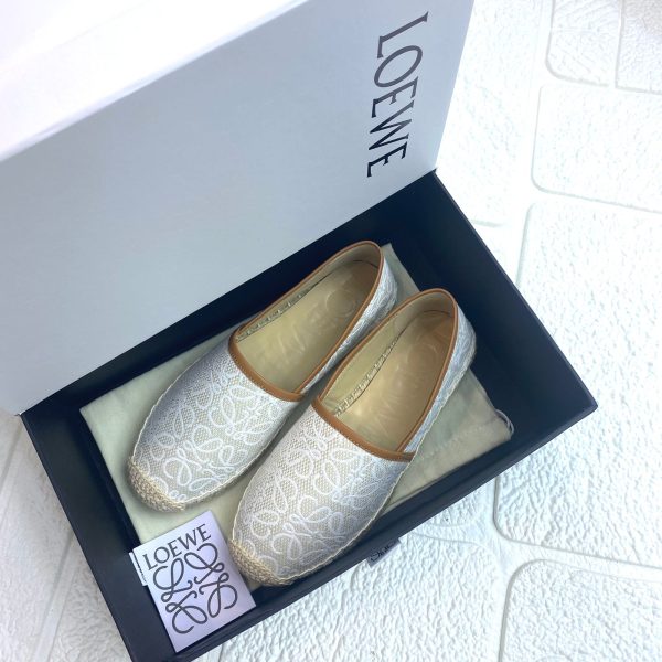 Loewe Anagram Soft Leather Espadrille