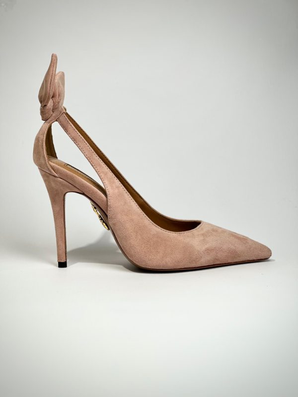 Aquazzura Bow Tie Slingback Pumps - Image 3