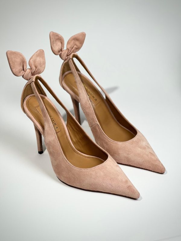 Aquazzura Bow Tie Slingback Pumps