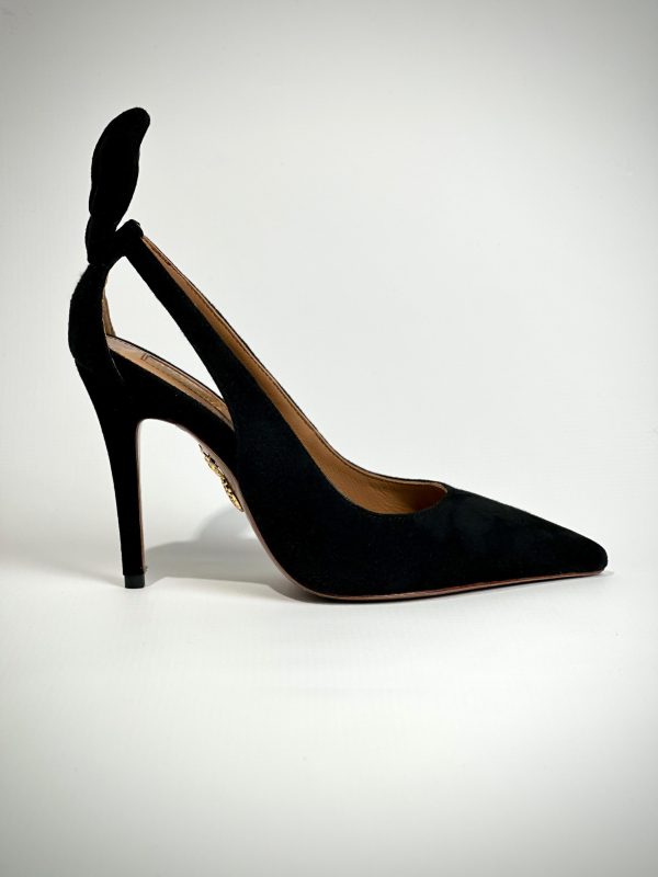 Aquazzura Bow Tie Slingback Pumps - Image 2