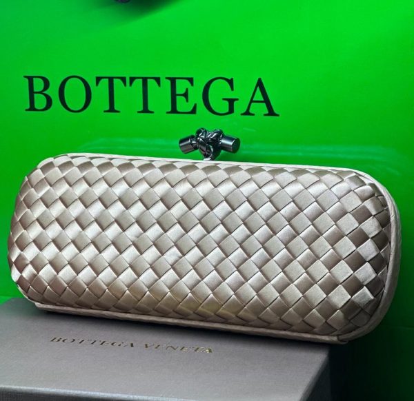 Bottega Veneta Intrecciato Knot Clutch