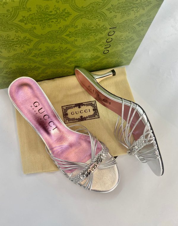 Gucci Jasmin Horsebit Pump Heels - Image 4