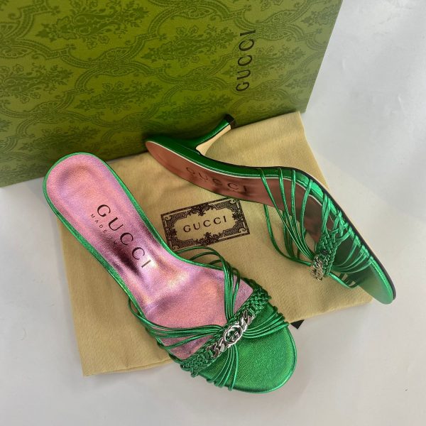 Gucci Jasmin Horsebit Pump Heels - Image 3