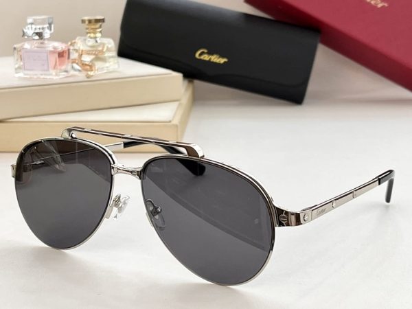 Cartier C Décor Metal Sunglasses - Image 4