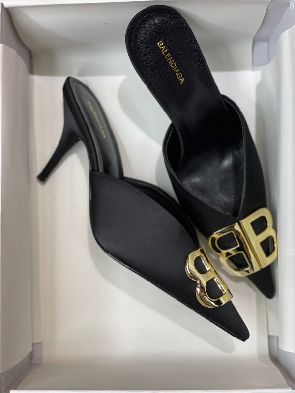 Balenciaga Knife BB Slingback Pumps - Image 8
