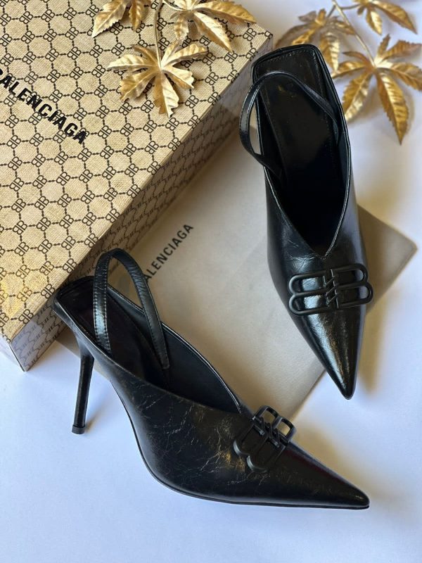 Balenciaga Knife BB Slingback Pumps - Image 4