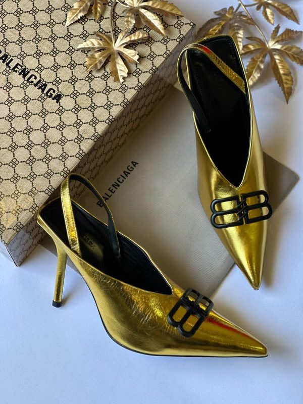 Balenciaga Knife BB Slingback Pumps - Image 2