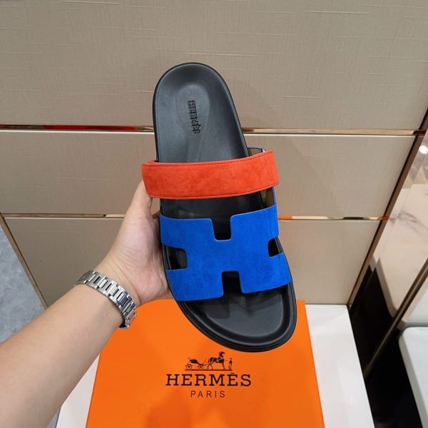 Hermes Chypre New Leather Sandals - Image 8