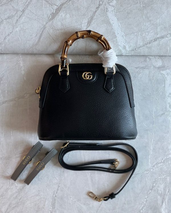 Gucci 1955 Horsebit GG Supreme Leather Bag - Image 3