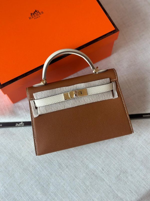 Hermes 20 Kelly Small Tricolore Bag - Image 13